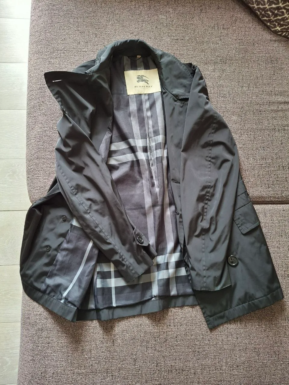 Винтажный плащ Burberry унисекс, размер M 2