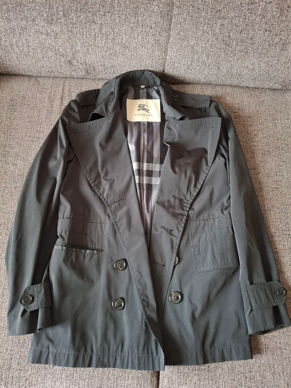 Винтажный плащ Burberry унисекс, размер M 1