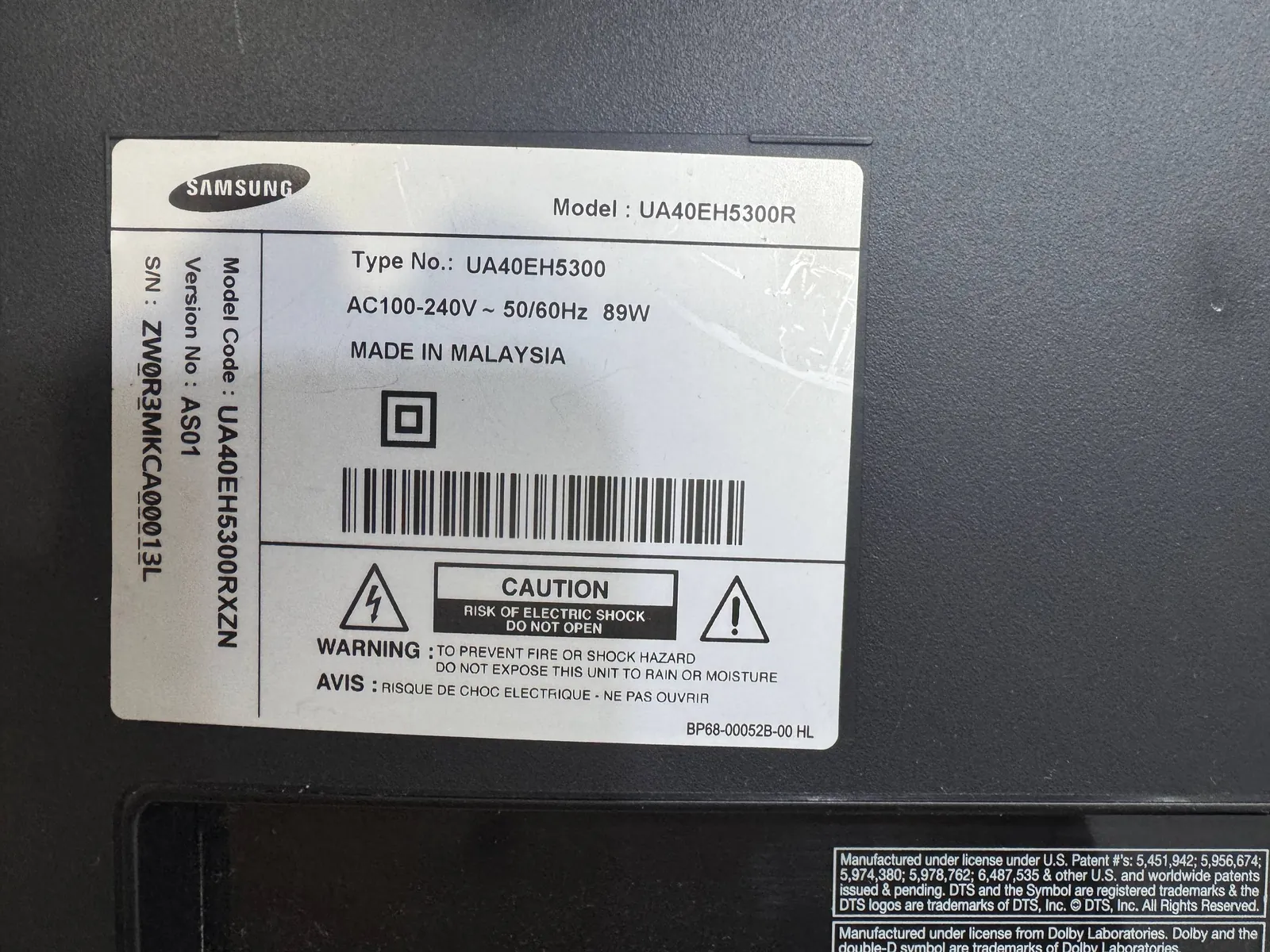 Телевизор Samsung 40 дюймов на запчасти 2