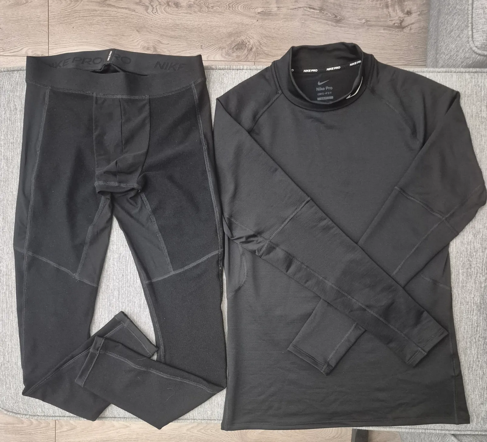 Спортивный лонгслив и тайтсы Nike Pro 1