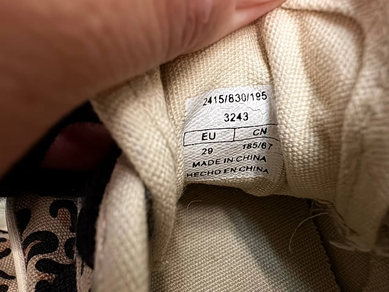 Детские кеды ZARA с анатомической стелькой 3