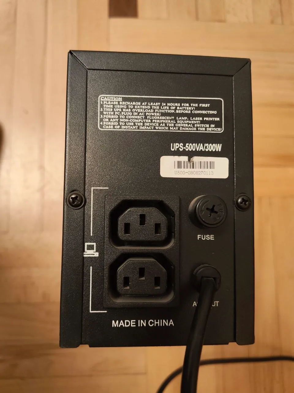 Резервный источник питания UPS 500VA/300W 1
