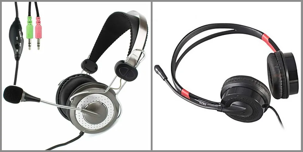 Проводные гарнитуры Genius и Microlab 1