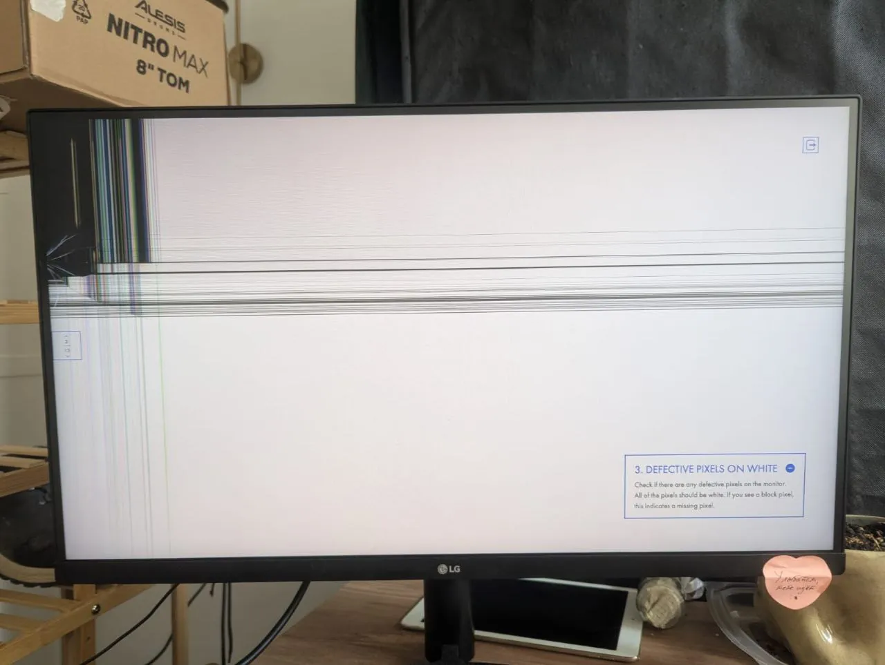 Монитор LG 27qn600-b, на запчасти 2