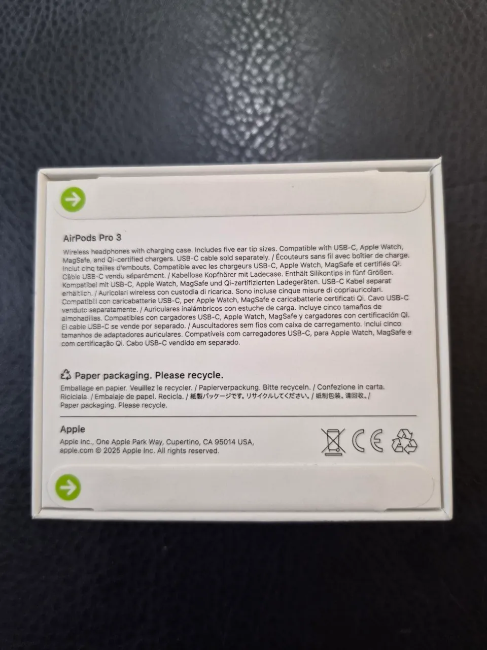 Новые запечатанные AirPods Pro 3, оригинал EU 2