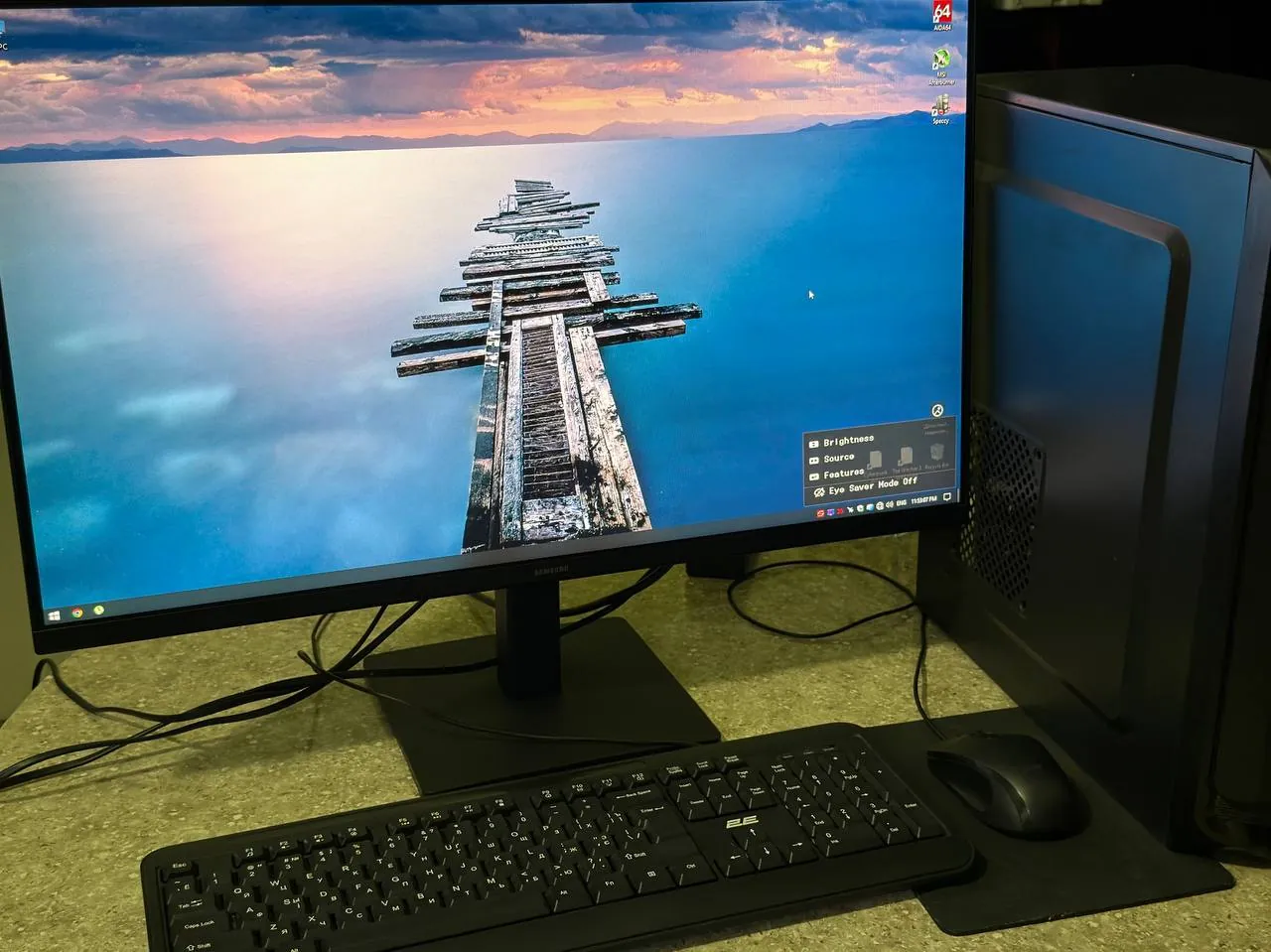 Игровой ПК i7-7700 с монитором 27 дюймов 2