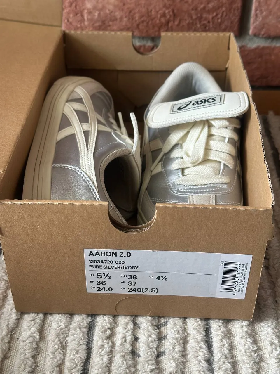 Кроссовки Asics Aaron 2 Silver 3