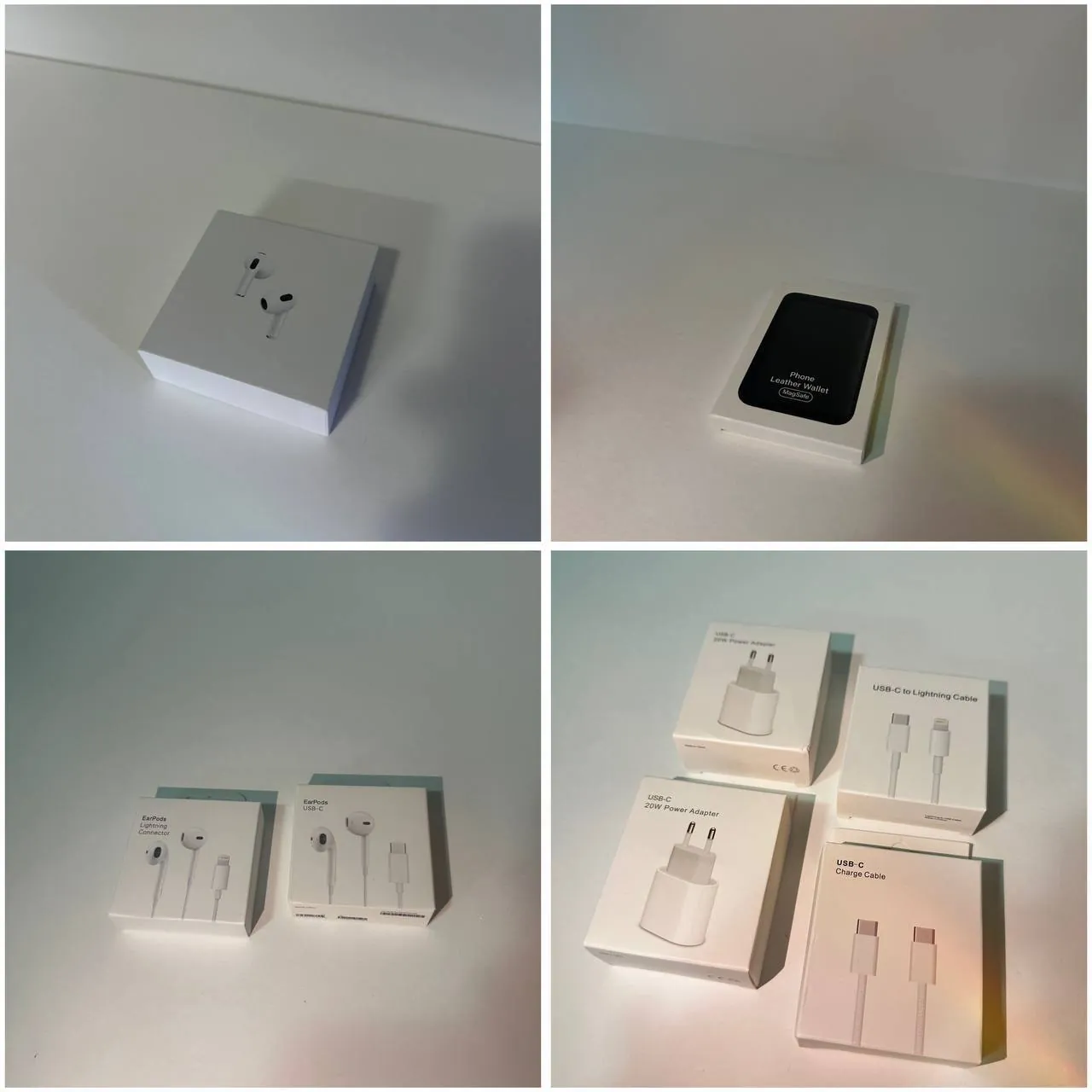 AirPods, зарядка, картхолдер, EarPods копии 1