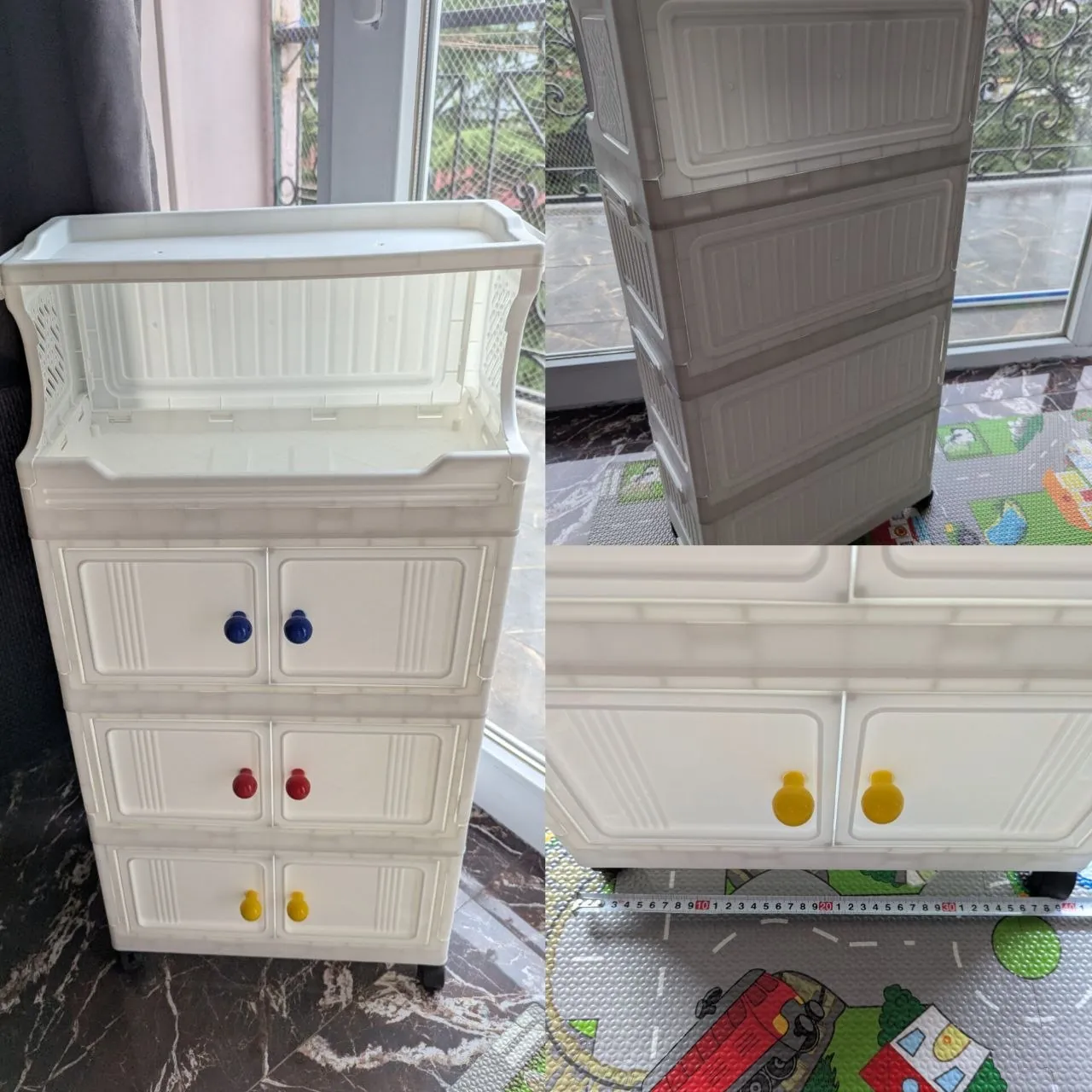Этажерки на колёсиках для обуви и ванной 1