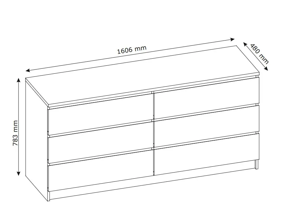 Белый комод IKEA LIMFJORDEN, центр Батуми 2