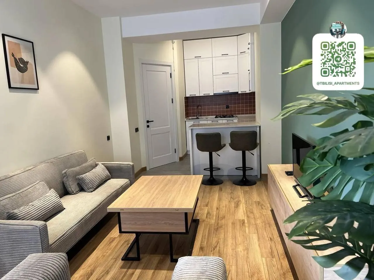 Квартира 58 м² с 1 спальней в Ваке 4