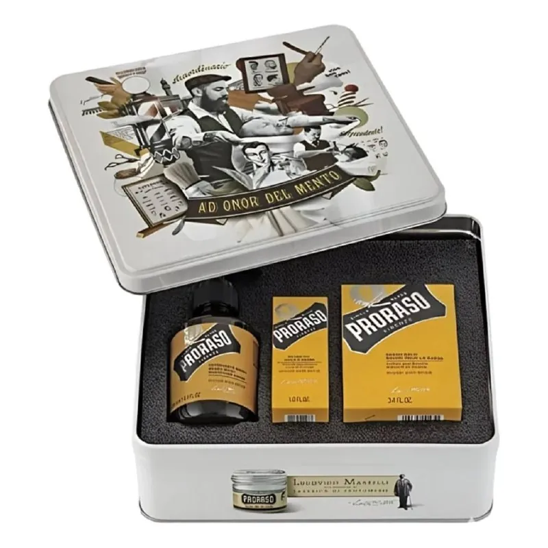Подарочный набор для бороды Proraso Wood Spice 1
