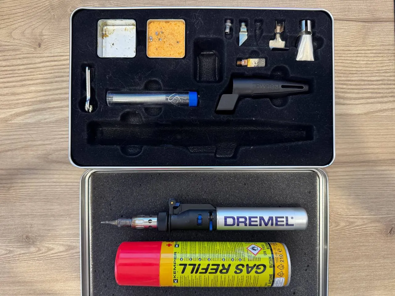 Газовый паяльник Dremel VersaTip с насадками 1