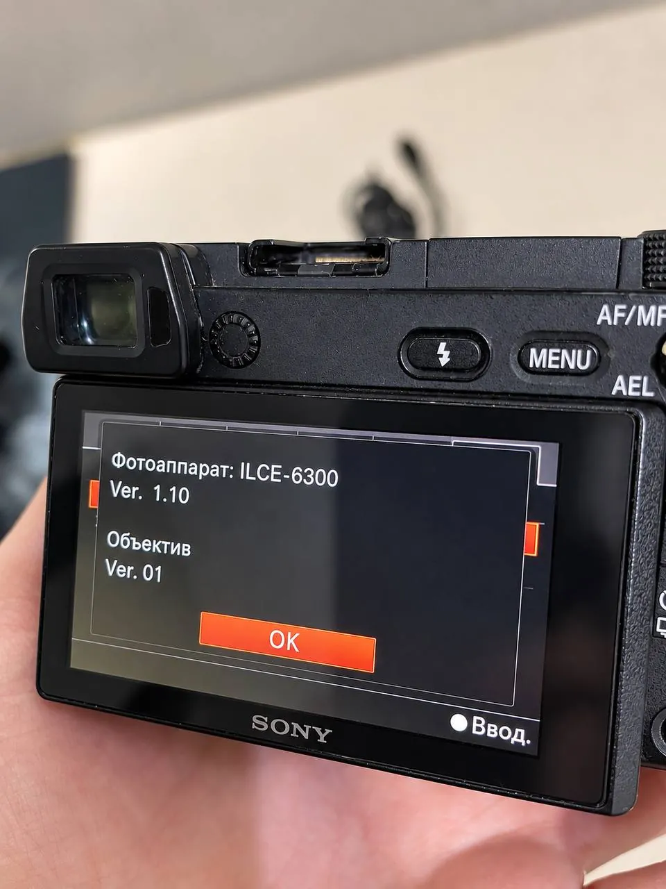 Фотоаппарат Sony A6300 с объективом 16-50mm 6