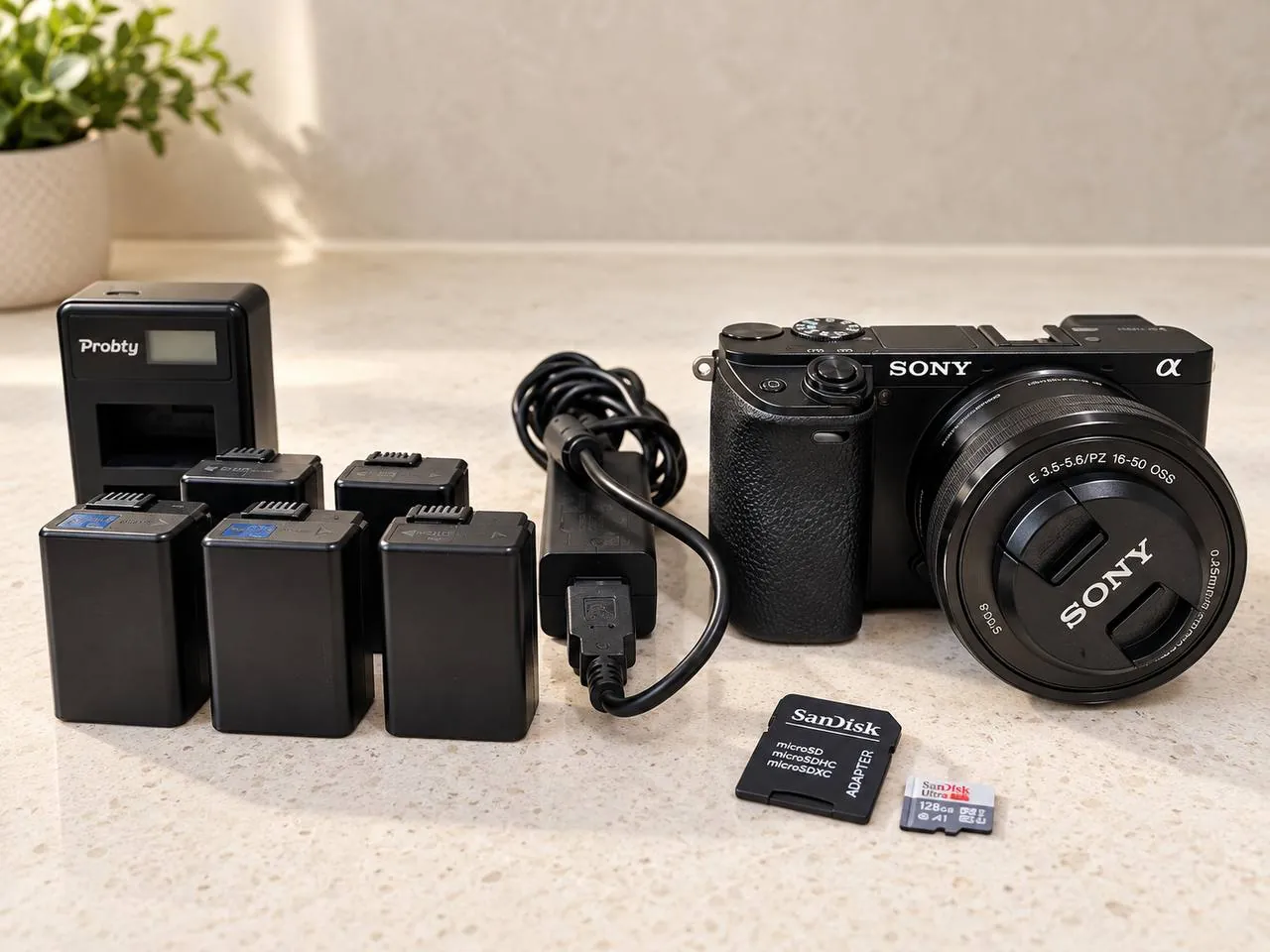 Фотоаппарат Sony A6300 с объективом 16-50mm 1
