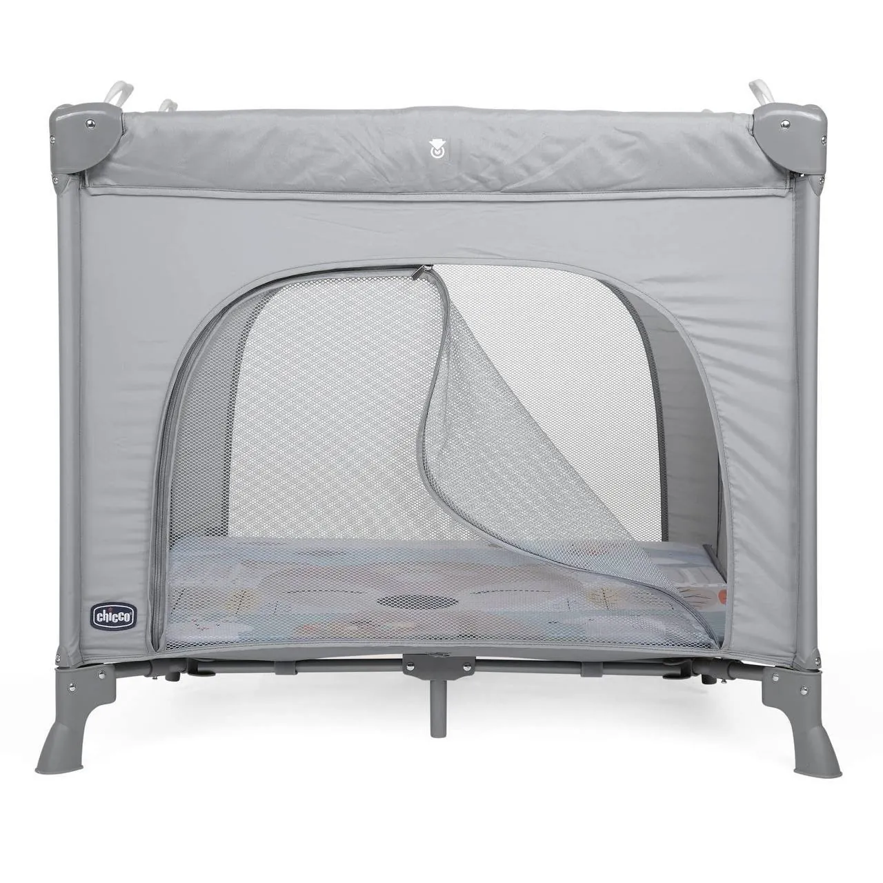 Манеж Chicco Open Playpen серый 1
