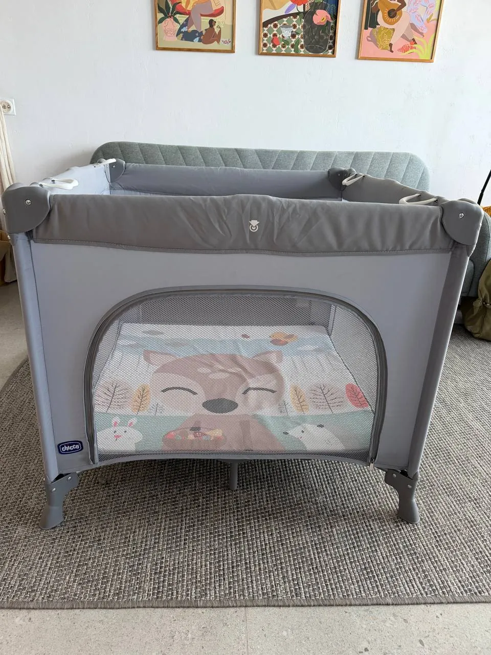 Манеж Chicco Open Playpen серый 3