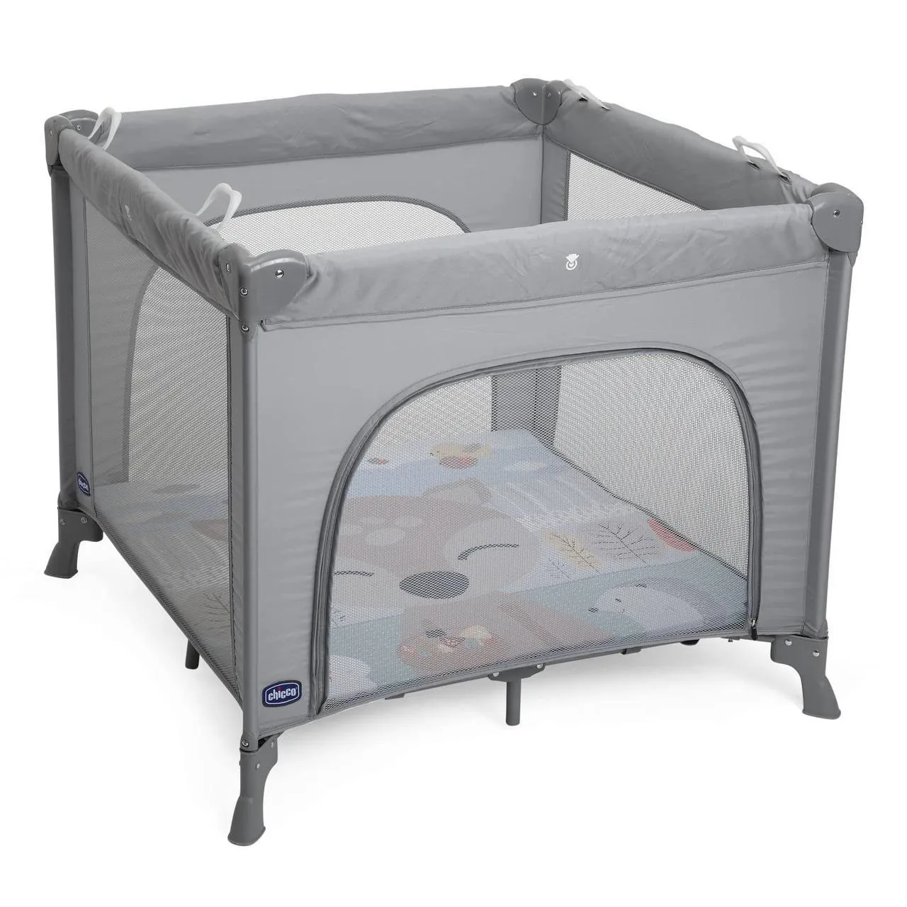 Манеж Chicco Open Playpen серый 2