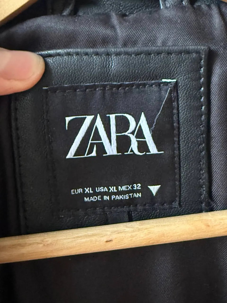 Кожаная куртка Zara размер 44-46 5