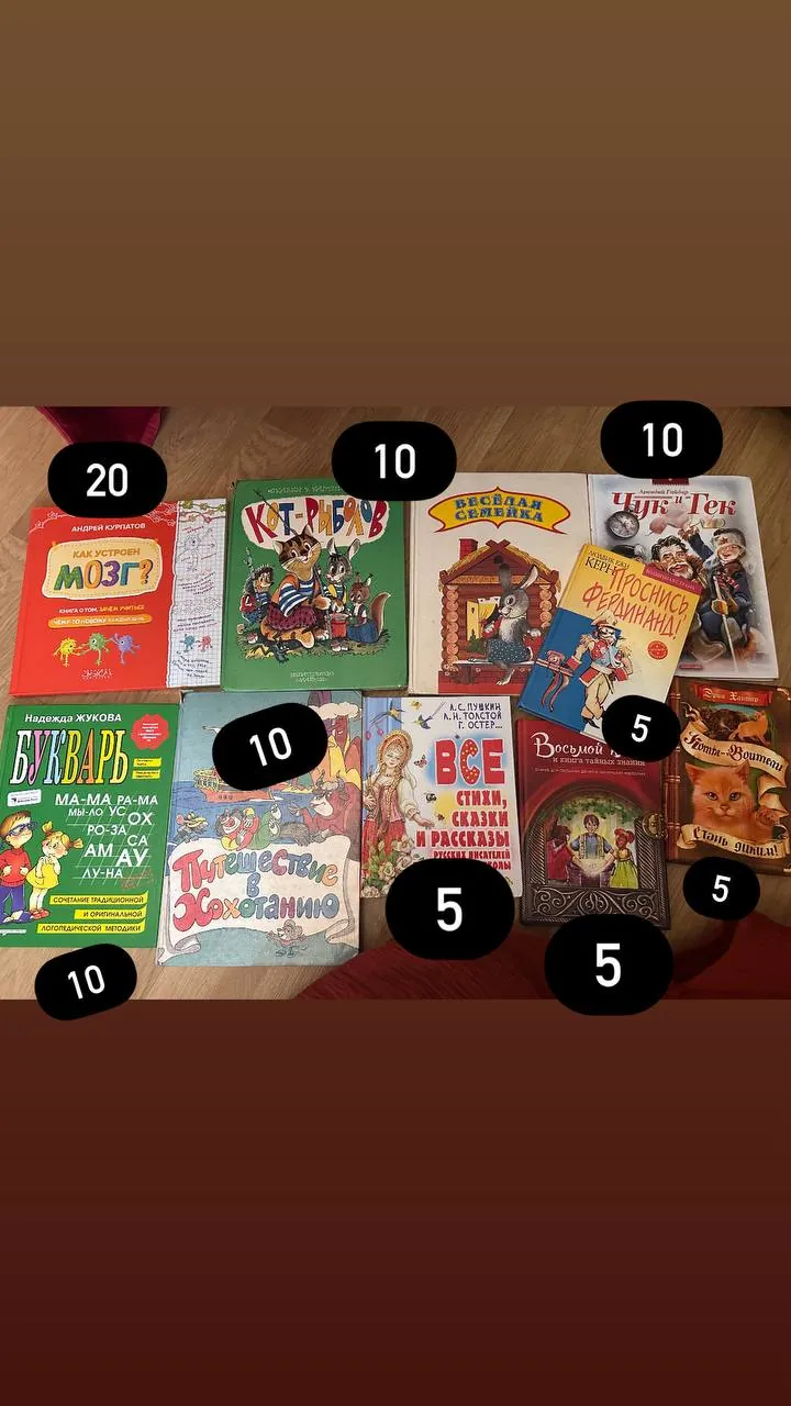 Детские книги разных наименований 1