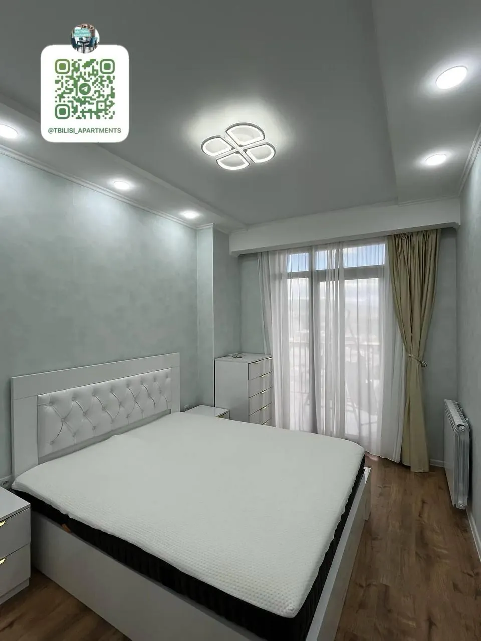 Квартира 55 м² с балконом в Диди Дигоми 3