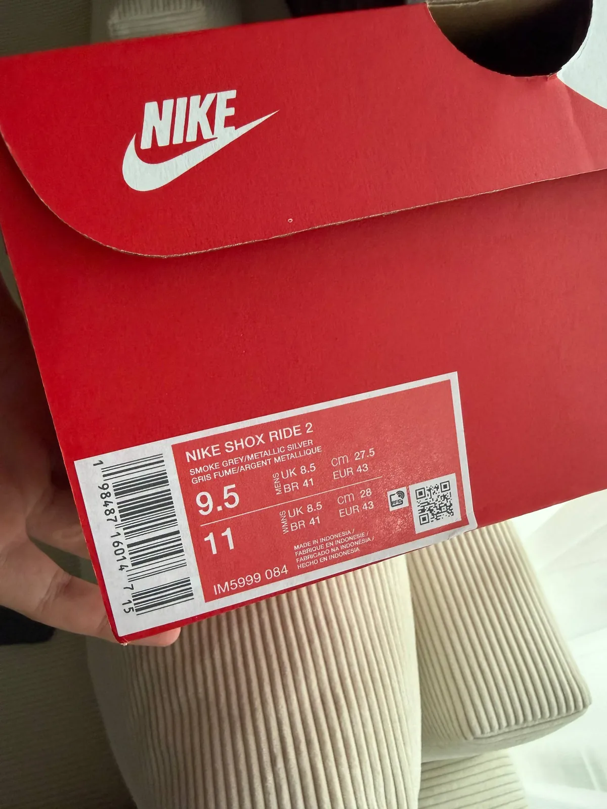 Кроссовки Nike Shox Ride 2 4