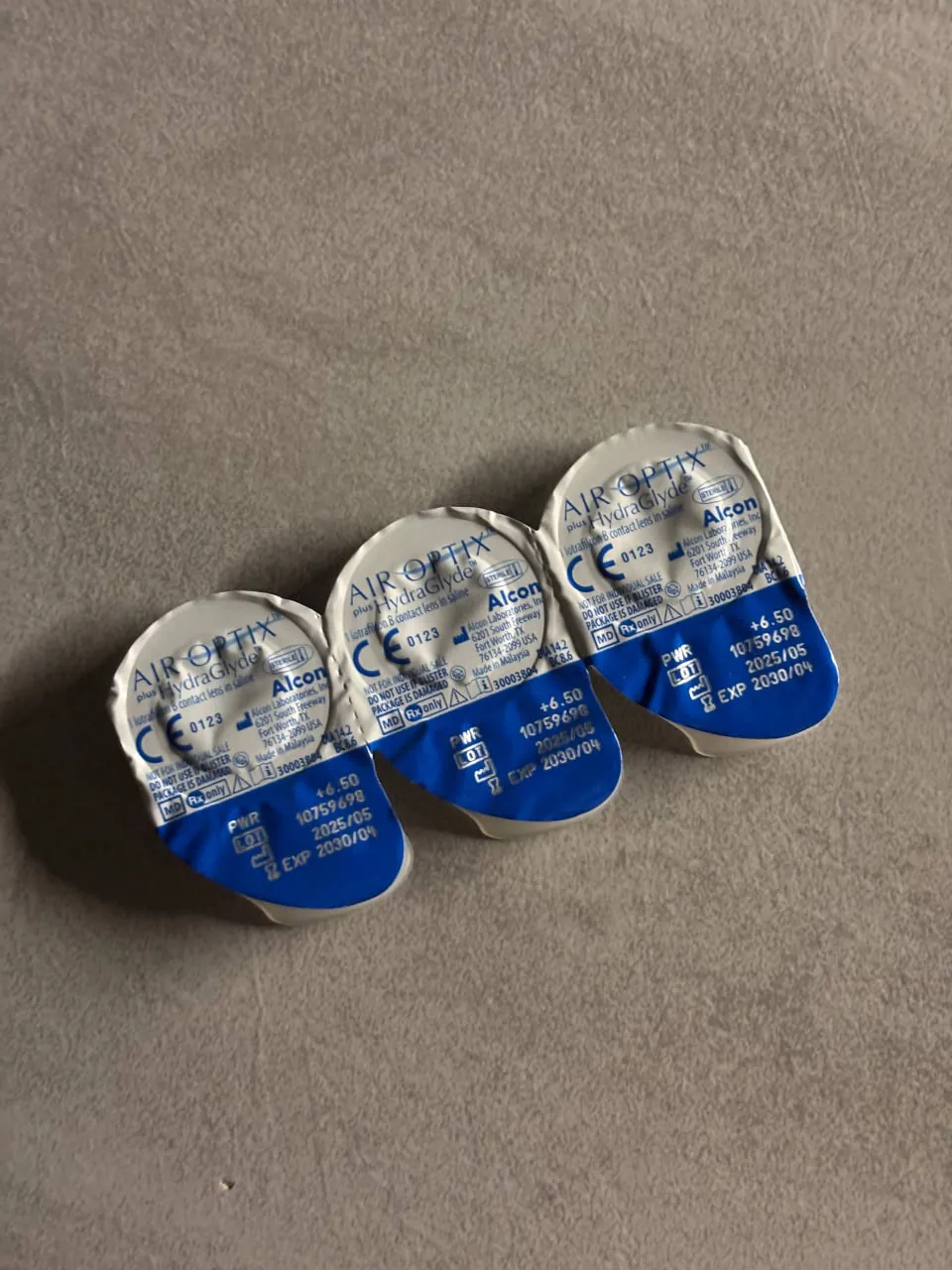 Контактные линзы Alcon Air Optix +6.50 1