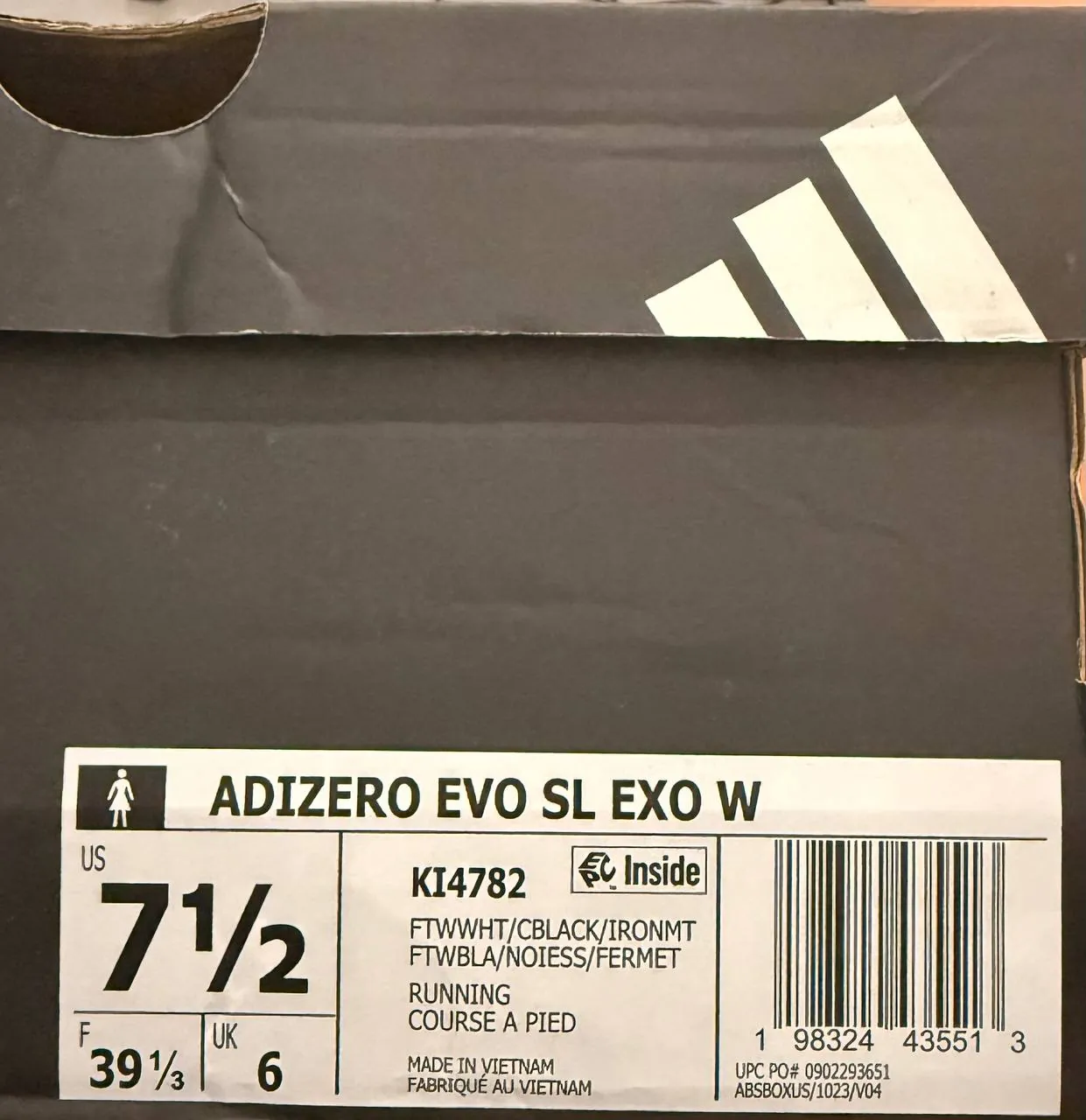 Кроссовки Adidas Adizero EVO SL для бега 3