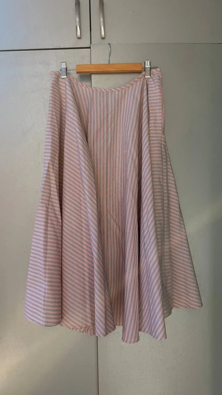 Юбка-солнце H&M розового цвета 1