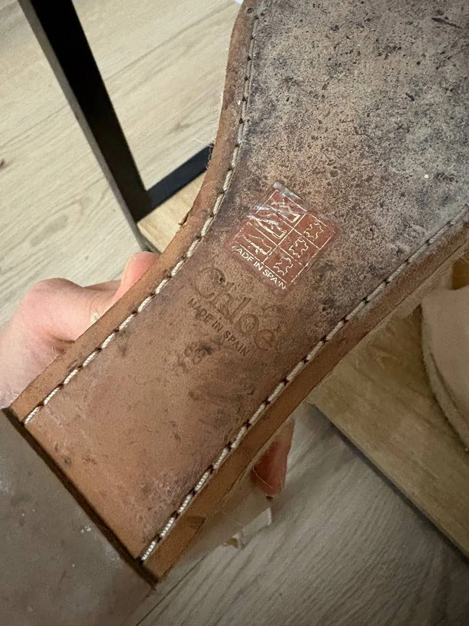 Женские сандалии Chloé размер 38 3