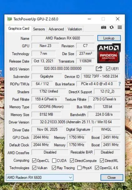 Игровой ПК Ryzen 5 3600 RX 6600 1