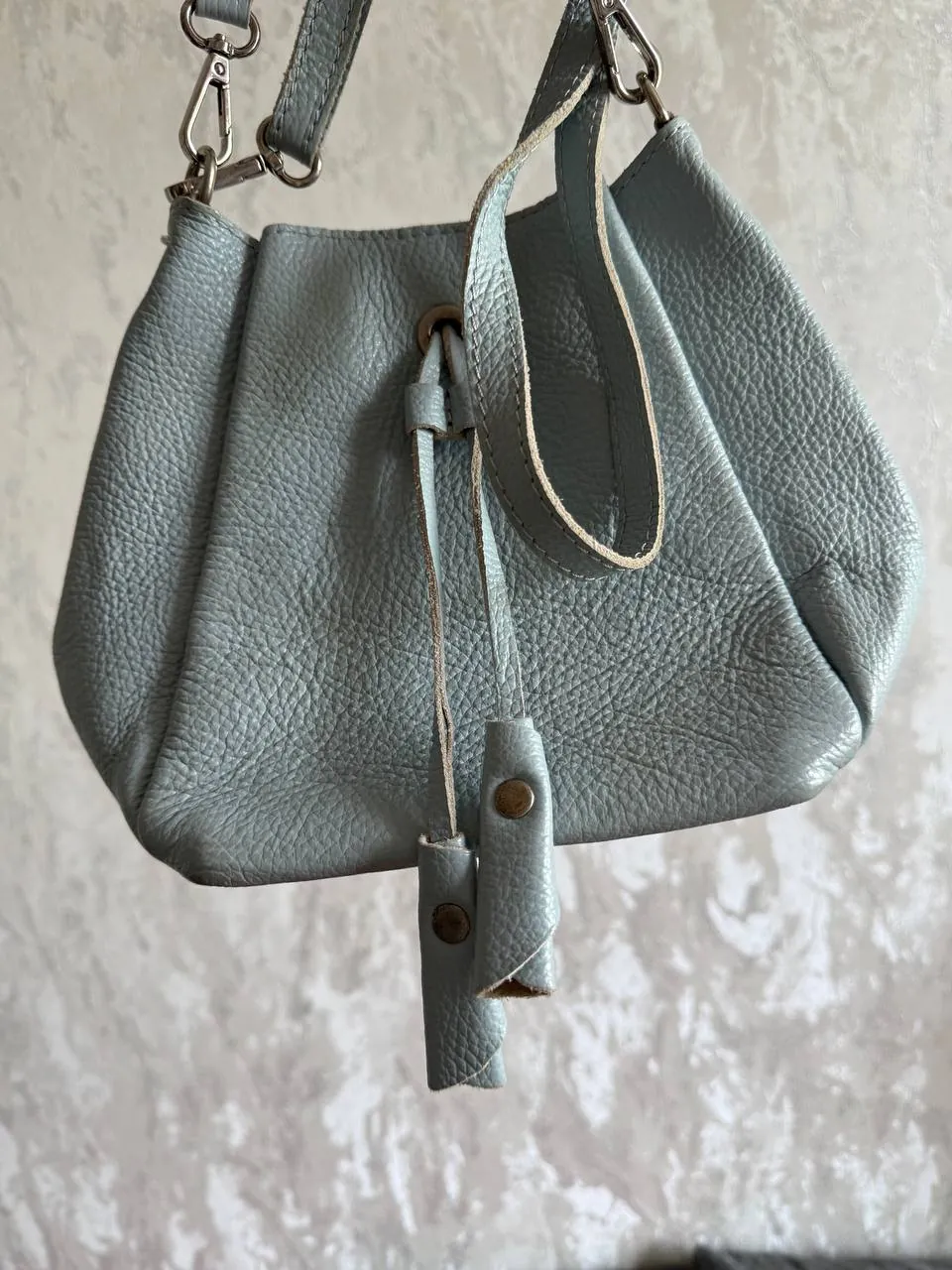 Летняя кожаная сумка Made in Italy 6