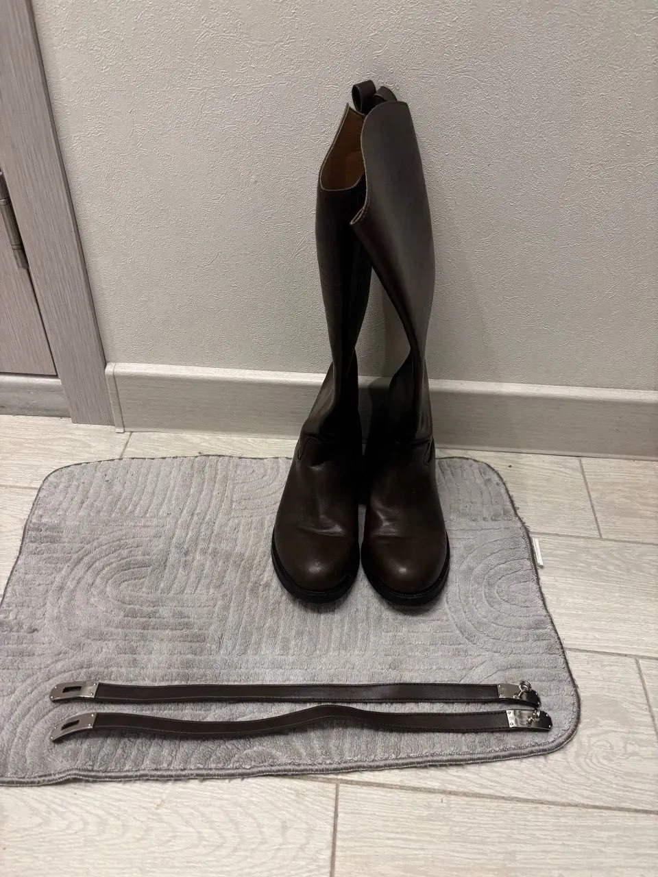 Сапоги коричневые демисезонные размера 38 3
