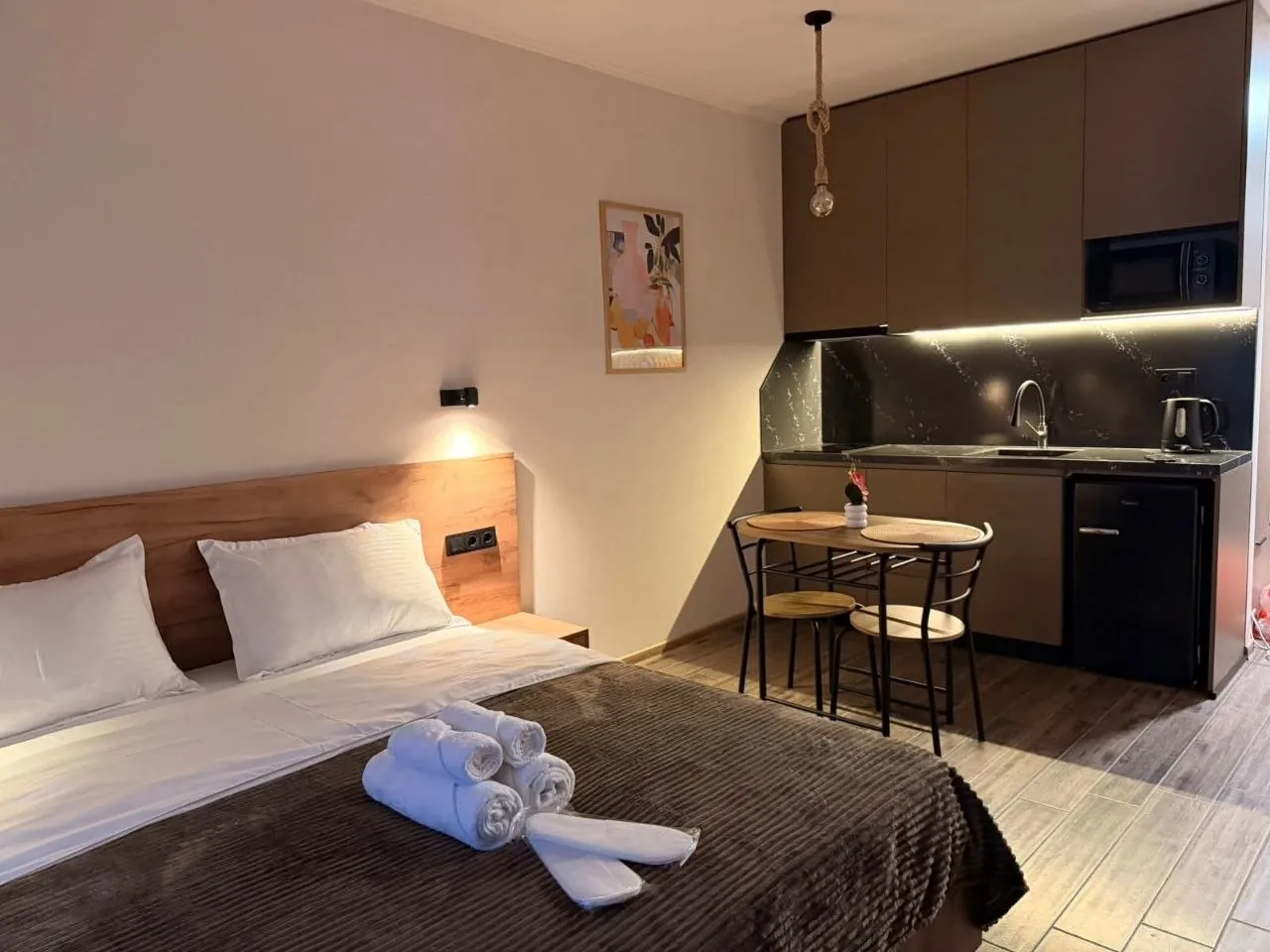 Студия 34 м² с парковкой на Тбел Абусеридзе 2