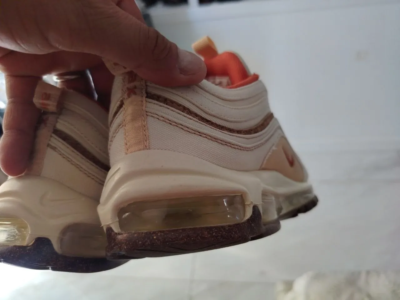 Кроссовки Nike Air Max 97 Coconut Milk, размер 43 4
