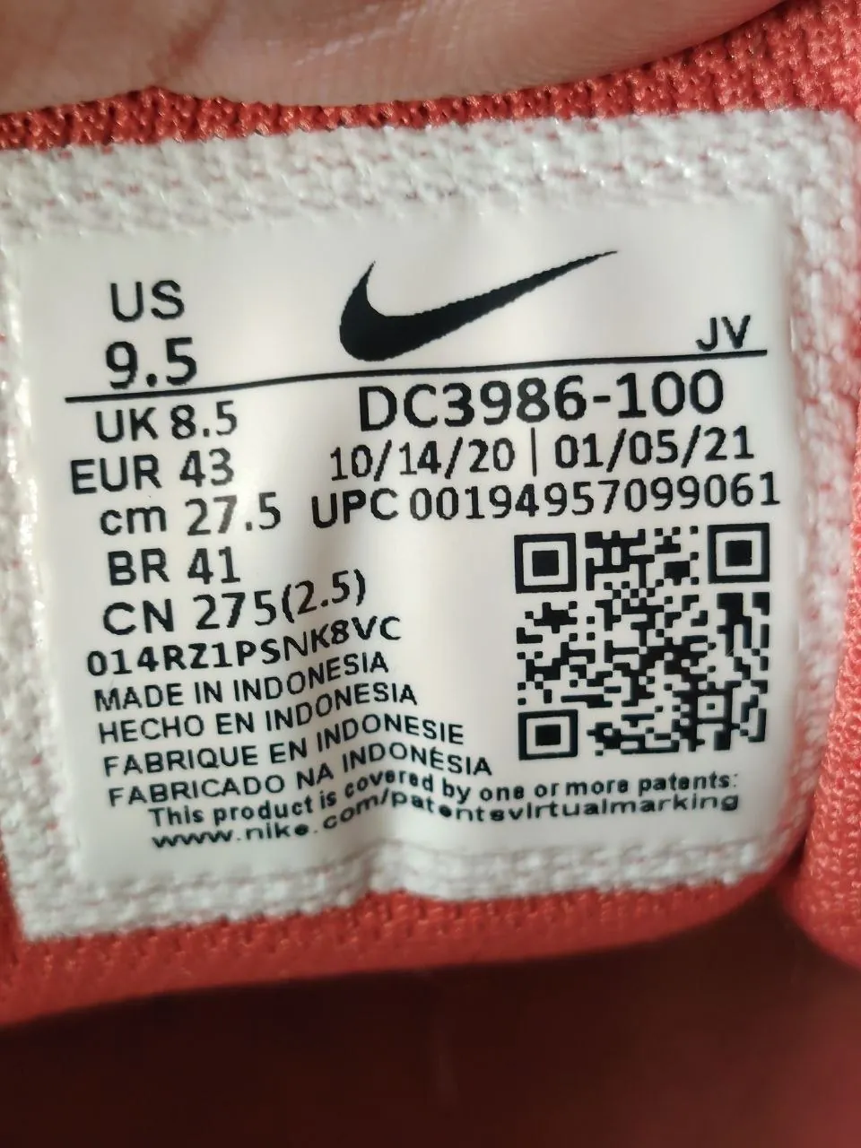 Кроссовки Nike Air Max 97 Coconut Milk, размер 43 8