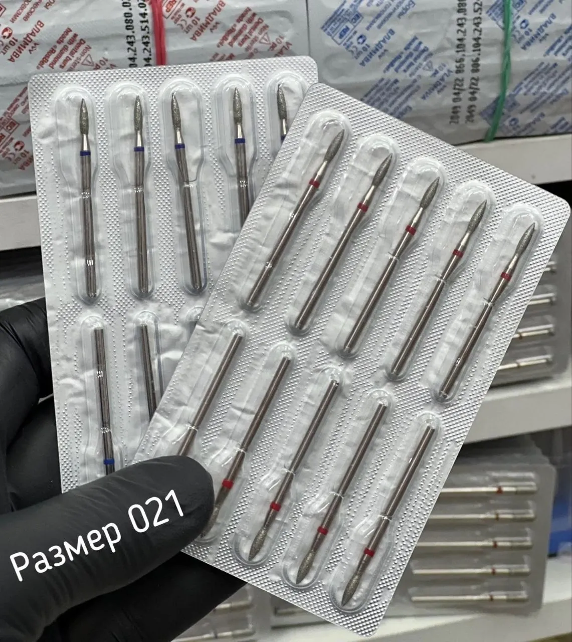 Фрезы для маникюра, разные формы и размеры 1