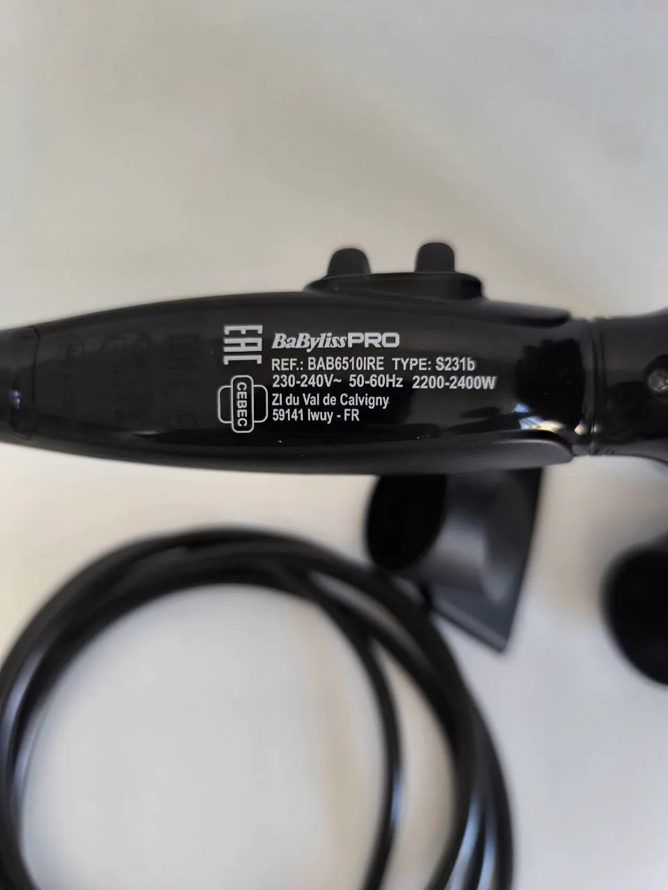 Фен BaByliss PRO Caruso Ionic 2