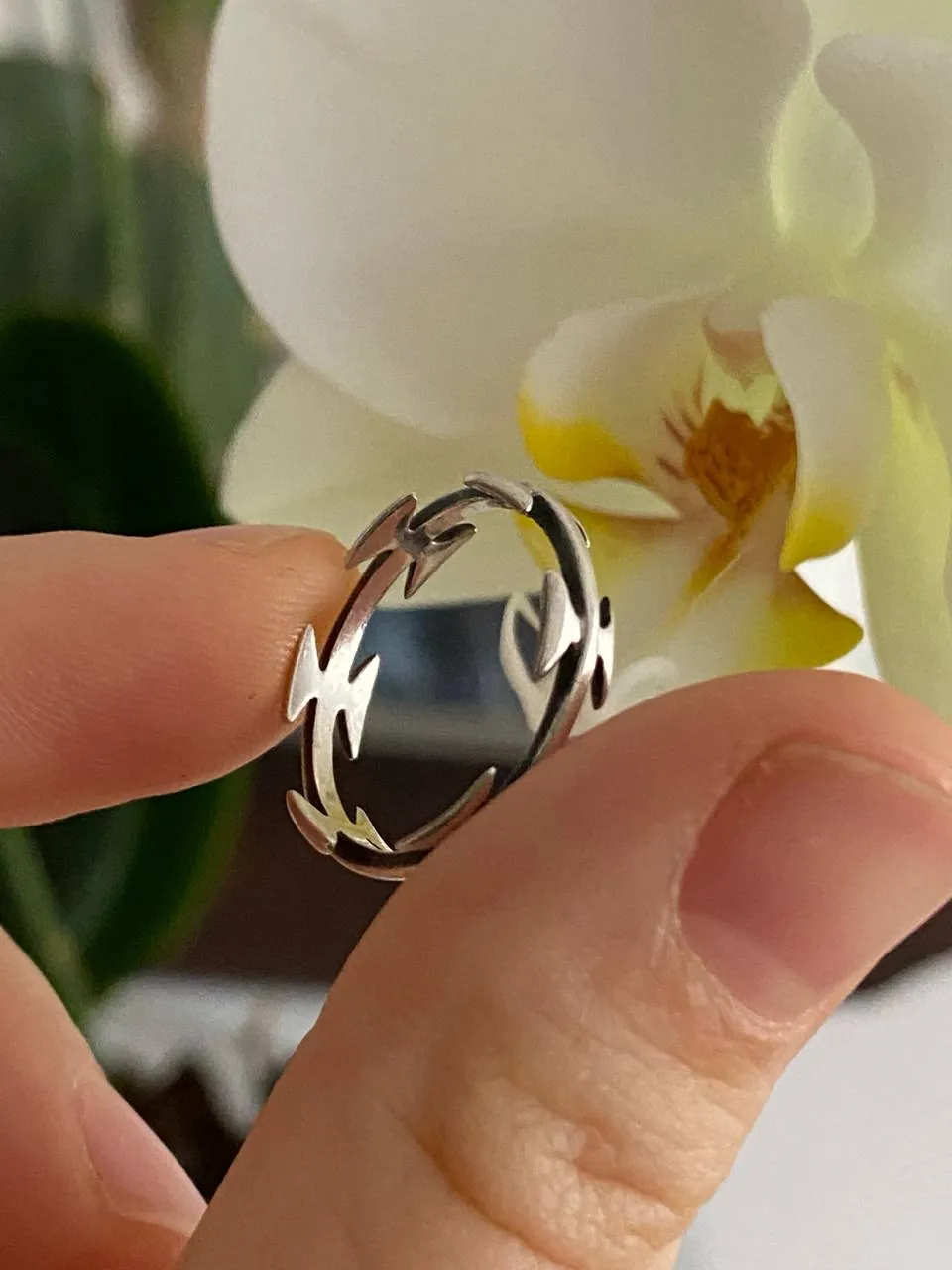 Серебряное кольцо Егоза размера 17 5