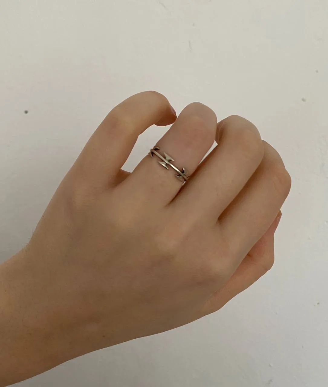 Серебряное кольцо Егоза размера 17 4