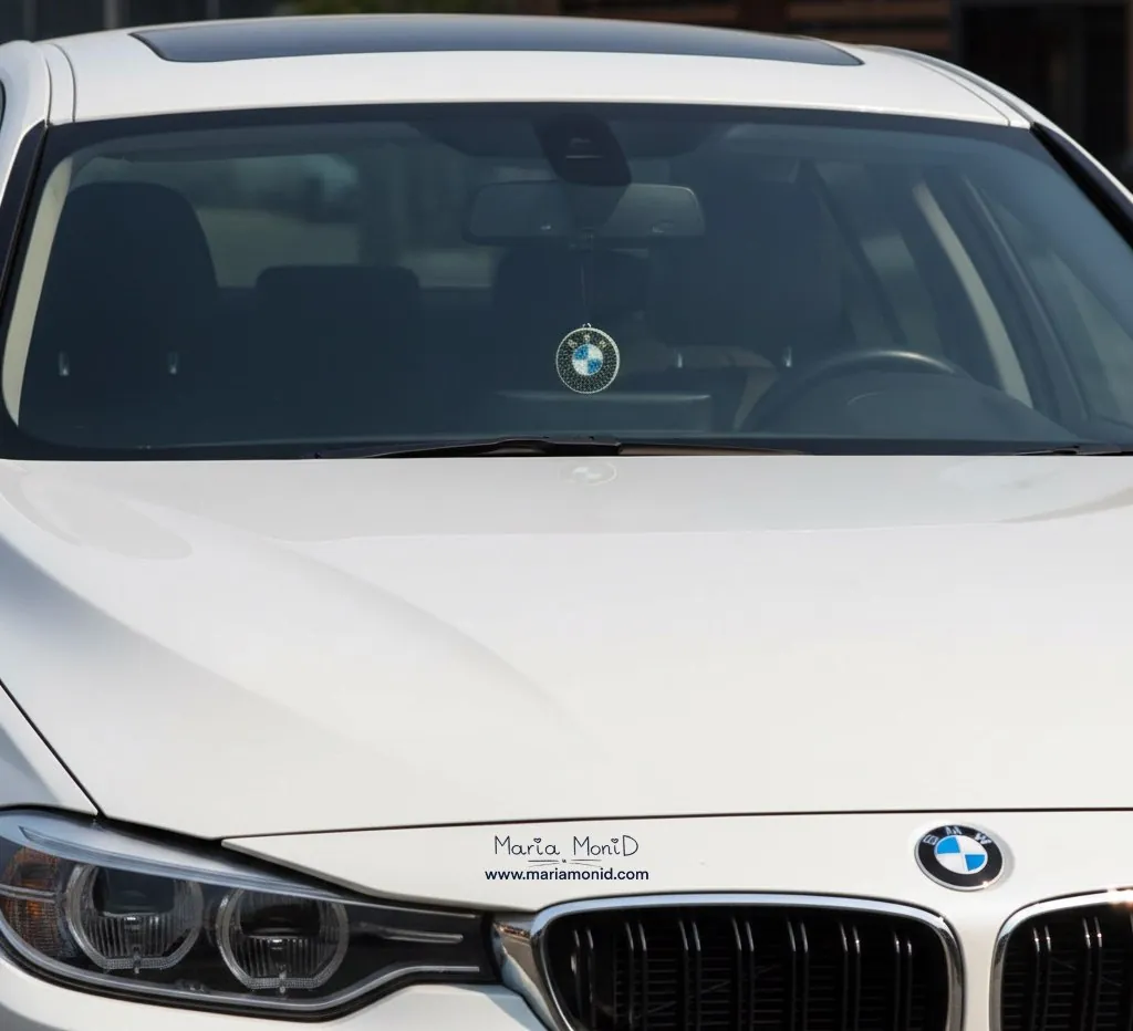 Брелок на зеркало ручной работы BMW 2