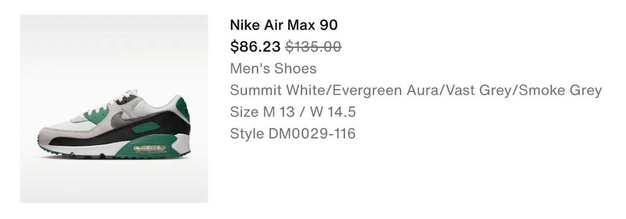 Кроссовки Nike Air Max 90 4