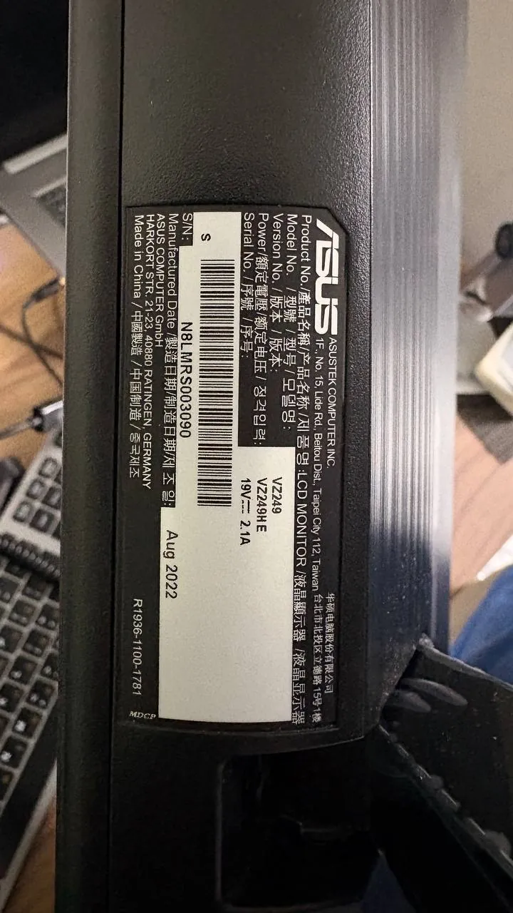 Монитор Asus 24 дюйма 2