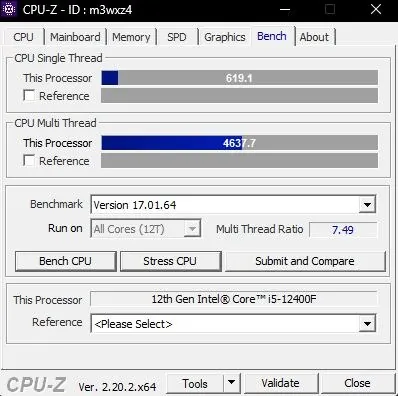 Игровой ПК Intel i5-12400F и RTX 3070 Ti 4