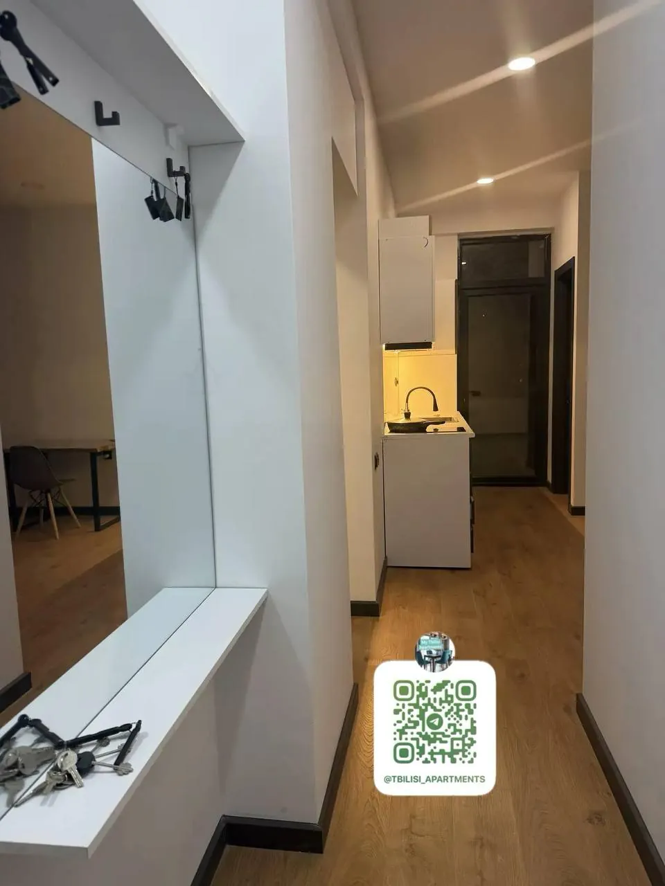Квартира 58 м² с балконом в Сабуртало 4