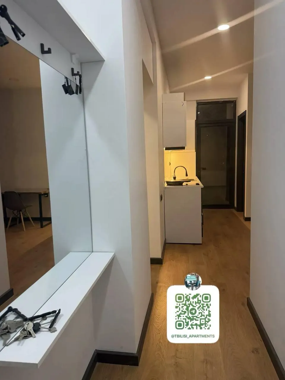 Квартира 58 м² с балконом в Сабуртало 7