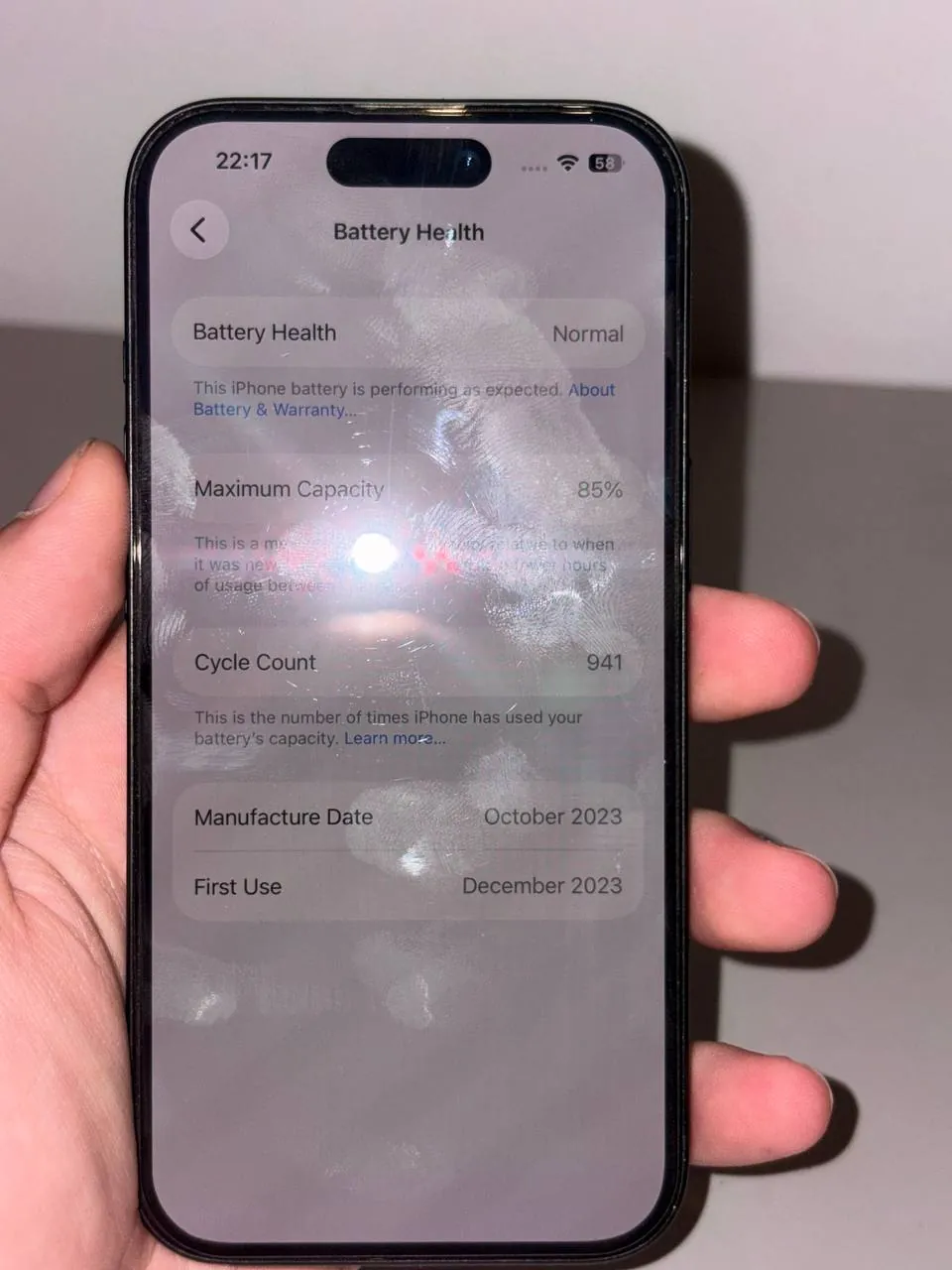IPhone 15 256GB с батареей 85% 3