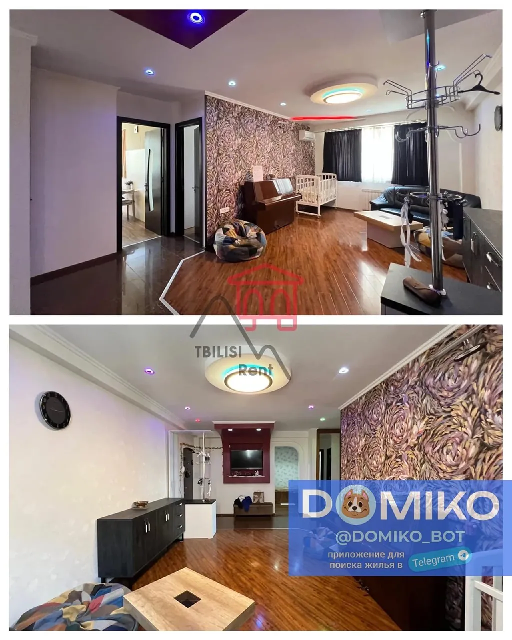 Квартира 80 м² с 3 спальнями в Чугурети 1