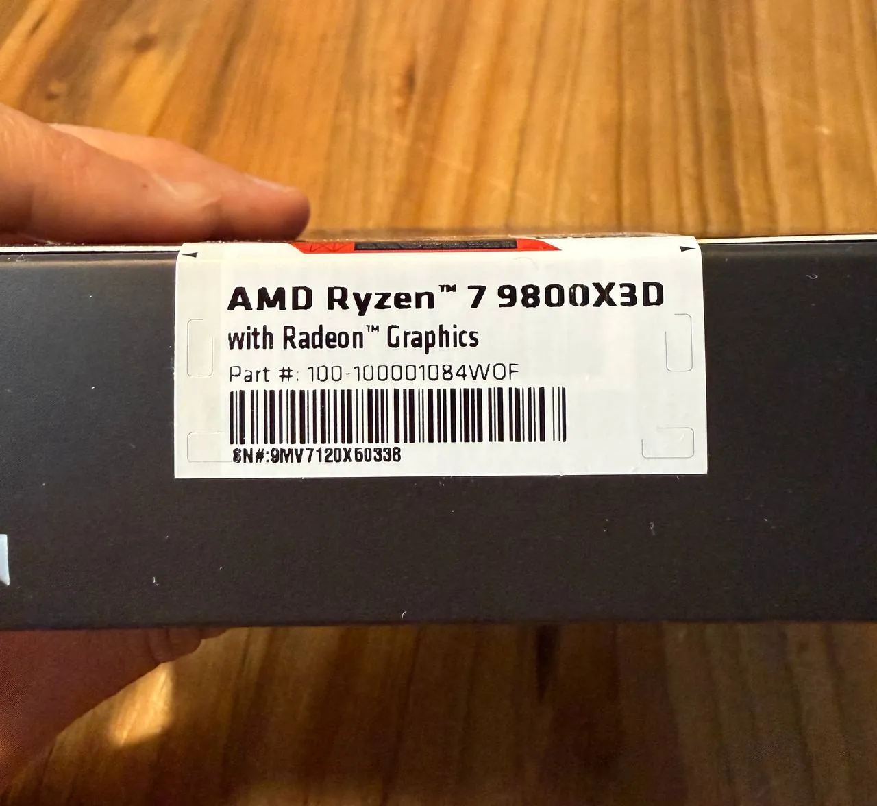 Процессор AMD Ryzen 9800X3D 4