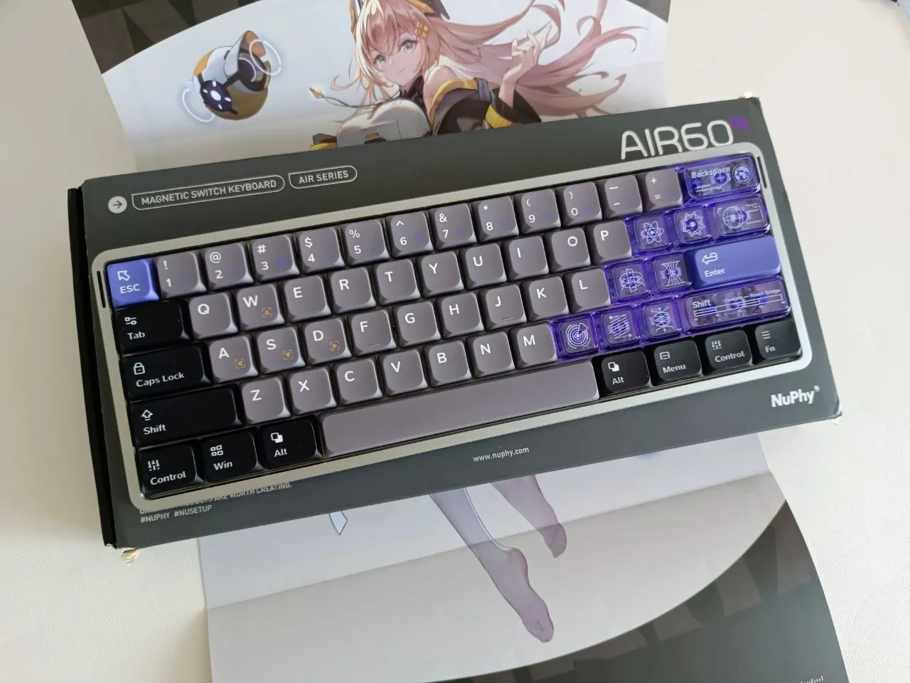 Механическая клавиатура Nuphy Air60 HE 1